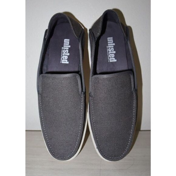 Unlisted x Kenneth Cole Men's Sz 9 Gray Un-Anchor CB Casual Slip On Shoes - Picture 2 of 7